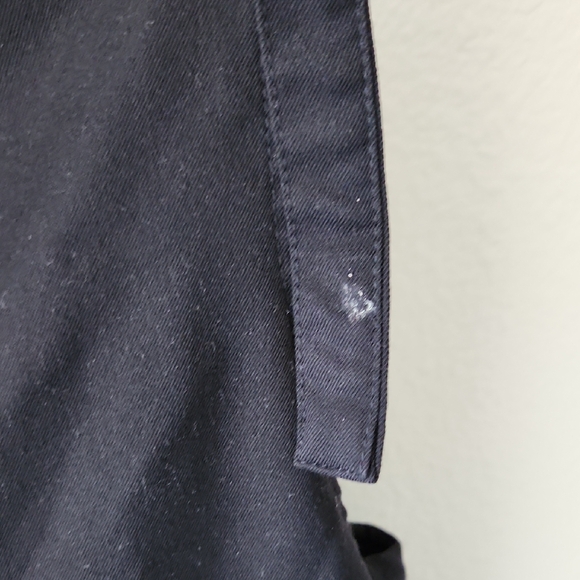 H&M Divided Black Overalls Sz 4 Tie Straps Cotton Blend Casual Weekend Wear Boho - Picture 14 of 15